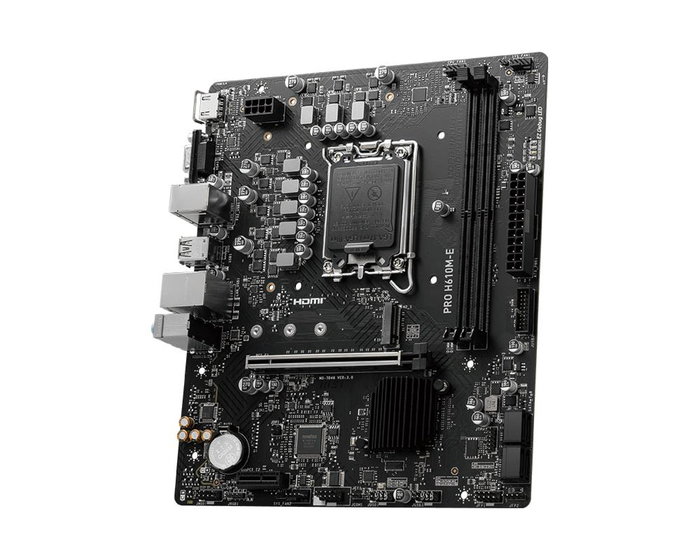 MSI PRO H610M-E DDR5 Micro-ATX LGA 1700 Intel H610