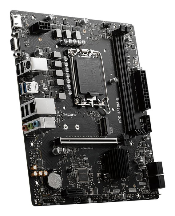 MSI PRO H610M-E DDR5 Micro-ATX LGA 1700 Intel H610