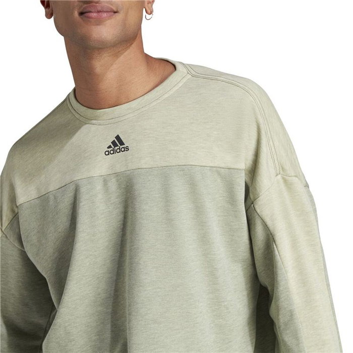 Sweat sans capuche homme Adidas Mel Crw Vert clair
