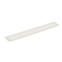 HERRAJES ALK Grille de Ventilation Zocle Aluminium Blanc 450x70 mm