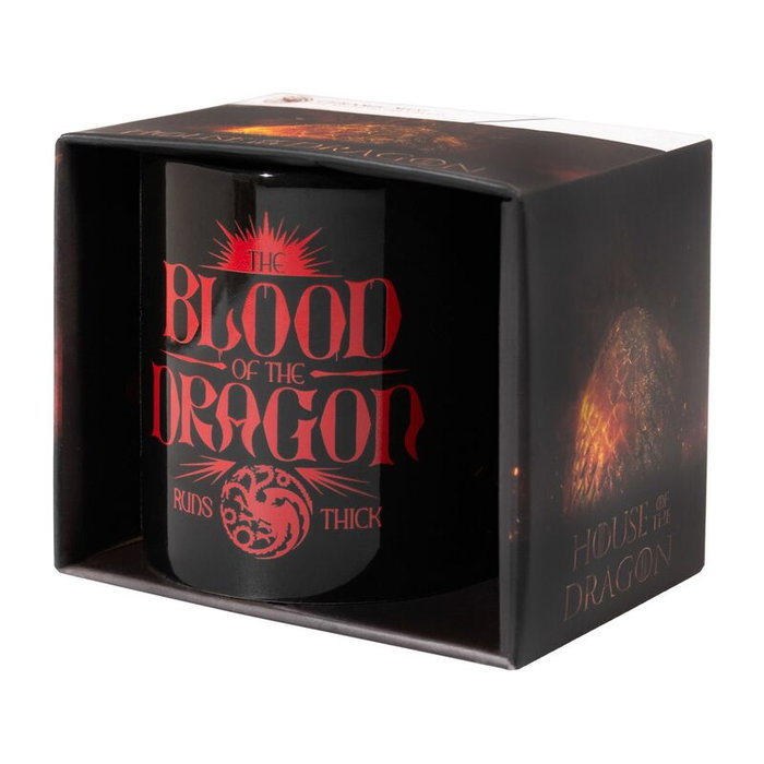 ERIK - Tasse La Casa del Dragon (Game of Thrones) en céramique - 350ml - Lavable au lave-vaisselle et micro-ondes
