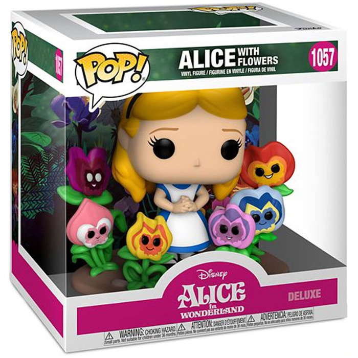 FUNKO - Figurine POP Disney Alice au Pays des Merveilles - 70ème Anniversaire - Alice avec Fleurs - Figurine Vinyle 9 cm avec Boîte Cadeau à Fenêtre FUNKO - Figurine POP Disney Alice au Pays des Merveilles - 70ème Anniversaire - Alice avec Fleurs - Figurine Vinyle 9 cm avec Boîte Cadeau à Fenêtre