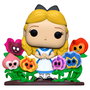 FUNKO - Figurine POP Disney Alice au Pays des Merveilles - 70ème Anniversaire - Alice avec Fleurs - Figurine Vinyle 9 cm avec Boîte Cadeau à Fenêtre