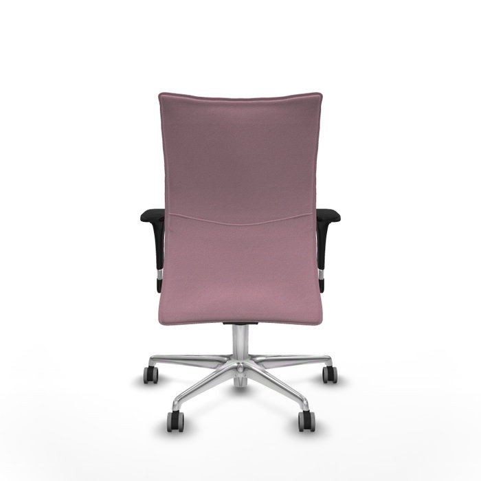 Piqueras Y Crespo Chaise Albacete Confidente, Mécanisme Synchro, Rose, Base Aluminium, Accoudoirs 1D, Roues 65mm Piqueras Y Crespo Chaise Albacete Confidente, Mécanisme Synchro, Rose, Base Aluminium, Accoudoirs 1D, Roues 65mm