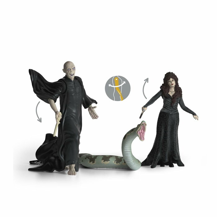 Schleich Coffret figurines Voldemort, Nagini et Bellatrix Harry Potter®