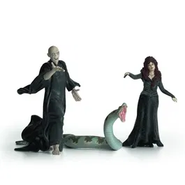 Schleich 42684 Harry Potter - Coffret Figurines Voldemort, Nagini et Bellatrix, Jouet Enfant Dès 6 Ans