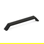 Herrajes Alk Tirador Zamak modèle Hablot pour meuble - Noir mat - 180 mm de longueur - Entraxe 160 mm