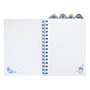 ERIK - Carnet A5 reliure Wire-O 80 pages à rayes - Couverture souple mat - Thème Disney Stitch