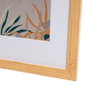 BigBuy Home Cadre photo Blanc Naturel Verre Bois MDF