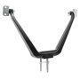 HERRAJES ALK Respaldo en aluminium noir mat