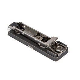 Salice Base Recta CLIP 3R H3 Acier Finition Titane Amorti H3