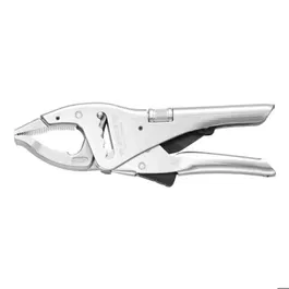 Facom 501APB - Pince étau à becs longs, 5 positions de blocage et gâchette, ouverture max. 110 mm, pour serrage précis et polyvalent