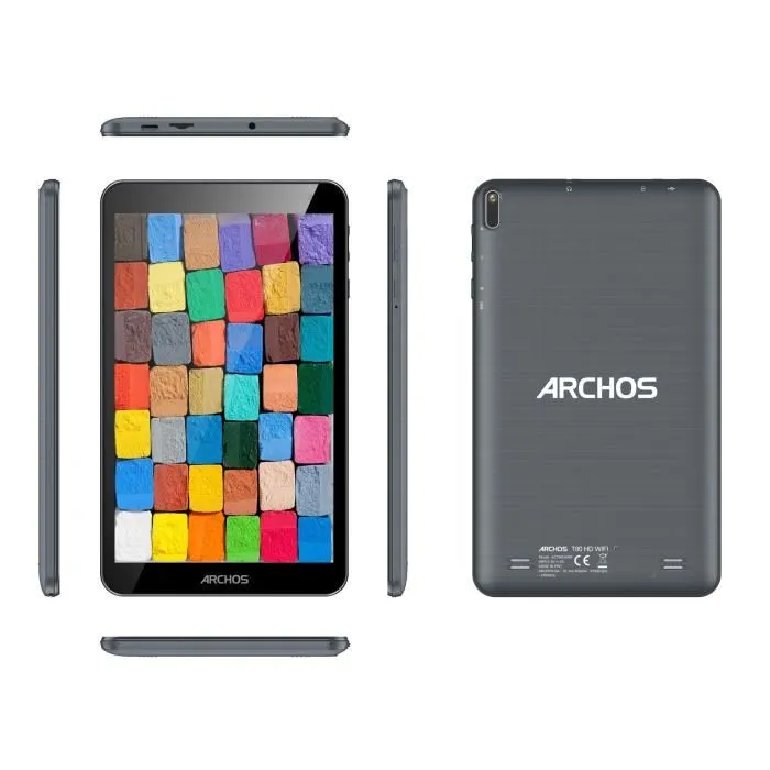 Archos Tablette T80 HD Wifi 3+64 8 pouces Android 14 3GB RAM 64GB Noir