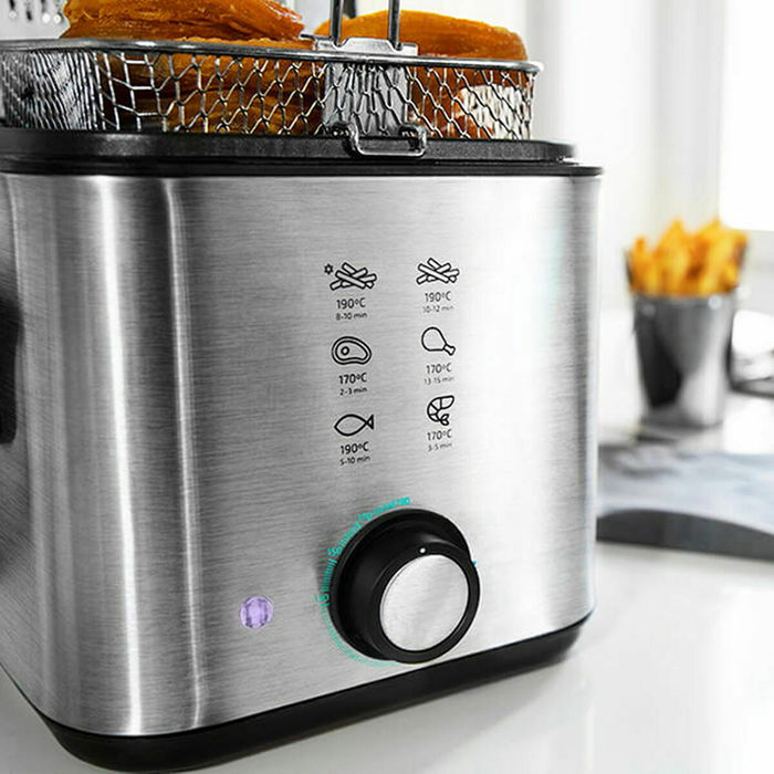 Friteuse Cecotec CleanFry Infinity 1500 1,5 L 900W Noir Acier inoxydable 900 W 1,5 L Friteuse Cecotec CleanFry Infinity 1500 1,5 L 900W Noir Acier inoxydable 900 W 1,5 L