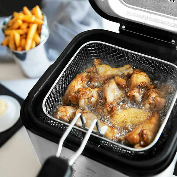 Friteuse Cecotec CleanFry Infinity 1500 1,5 L 900W Noir Acier inoxydable 900 W 1,5 L Friteuse Cecotec CleanFry Infinity 1500 1,5 L 900W Noir Acier inoxydable 900 W 1,5 L