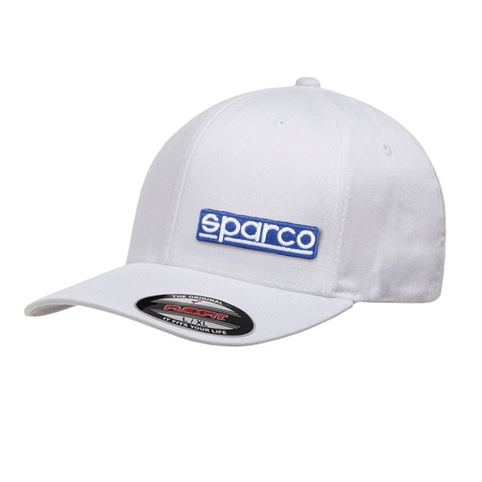 Sparco Casquette Flexfit Original Blanc Taille L/XL Sparco Casquette Flexfit Original Blanc Taille L/XL
