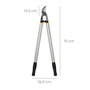 WOLFPACK LINEA PROFESIONAL Ciseaux de taille professionnels forge et aluminium 75 cm