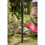 Gre Douche solaire PVC 20 litres AR1020P avec mitigeur - Finition noire pour jardin