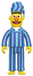 Super7 1, Rue Sésame figurine ReAction Wave 06 Bert (PJ) 10 cm