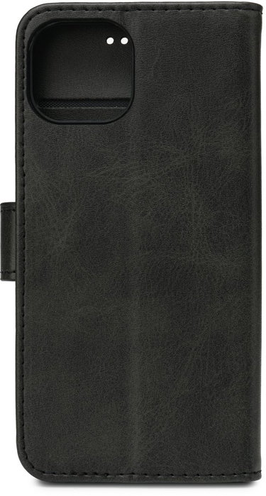 eSTUFF Coque portefeuille avec support et rangement pour cartes pour iPhone 17 / 16 / 14 - Noir