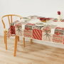 Nappe enduite antitache Belum Christmas Present Blanc Rouge Vert 100 x 150 cm