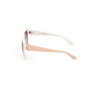 Guess Gafas Lunettes de Soleil Femme GU7889 21Z 140mm Carrées Monture Blanche Verres Dégradés
