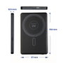 Ewent EW1160 Powerbank Ultra Slim 5000 mAh Charge rapide 22.5W MagSafe sans fil USB-C