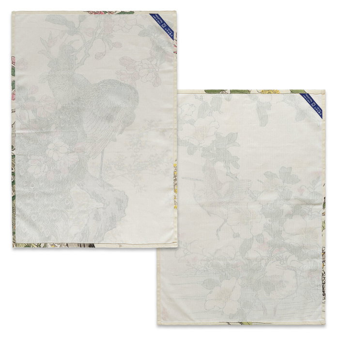 Ensemble de Chiffons HappyFriday Multicouleur 70 x 50 cm Japonais (2 Pièces)