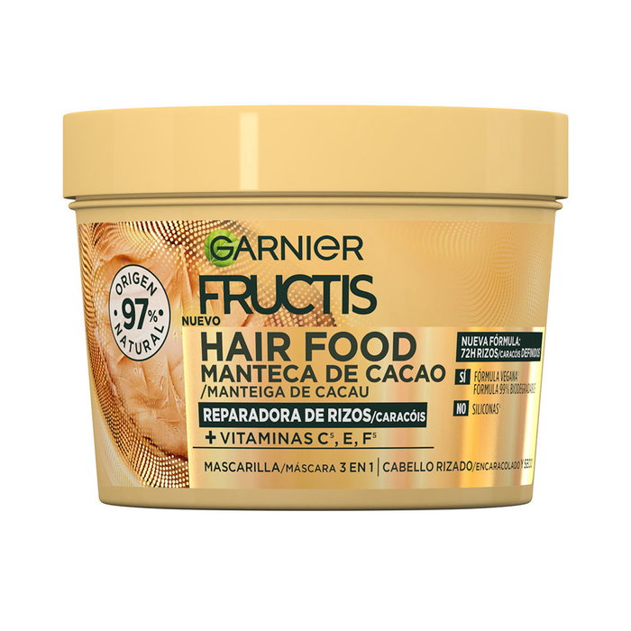 Garnier Masque Hair Food Beurre de Cacao Cheveux Bouclés et Secs 390 ml Garnier Masque Hair Food Beurre de Cacao Cheveux Bouclés et Secs 390 ml