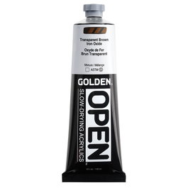 Golden OPEN Couleurs Acryliques Brun Oxydé Transparent 59 ml