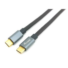 Equip EQ128353 Câble USB 3.2 Type C Mâle-Mâle 0,5m Noir