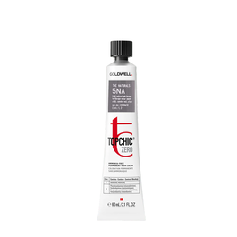 Goldwell TopChic Zero - Teinture permanente pour cheveux 5NA Light Natural Ash Brown (Marron Cendré Naturel Clair) - Flacon 60 ml