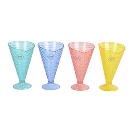 Kitchen Goods & More Coupe réutilisable design conique, couleurs assorties
