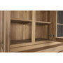 Présentoir Home ESPRIT Verre bois de teck 160 X 45 X 210 CM