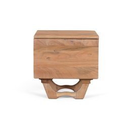 GINER Y COLOMER Table de chevet en bois d'acacia naturel