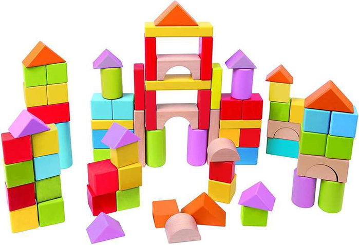 Hape Puzzle en bois éducatif - 101 pièces en hêtre - Dimensions : 27 x 22 x 13 cm - Pour enfants à partir de 3 ans