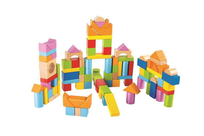 Hape Puzzle en bois éducatif - 101 pièces en hêtre - Dimensions : 27 x 22 x 13 cm - Pour enfants à partir de 3 ans