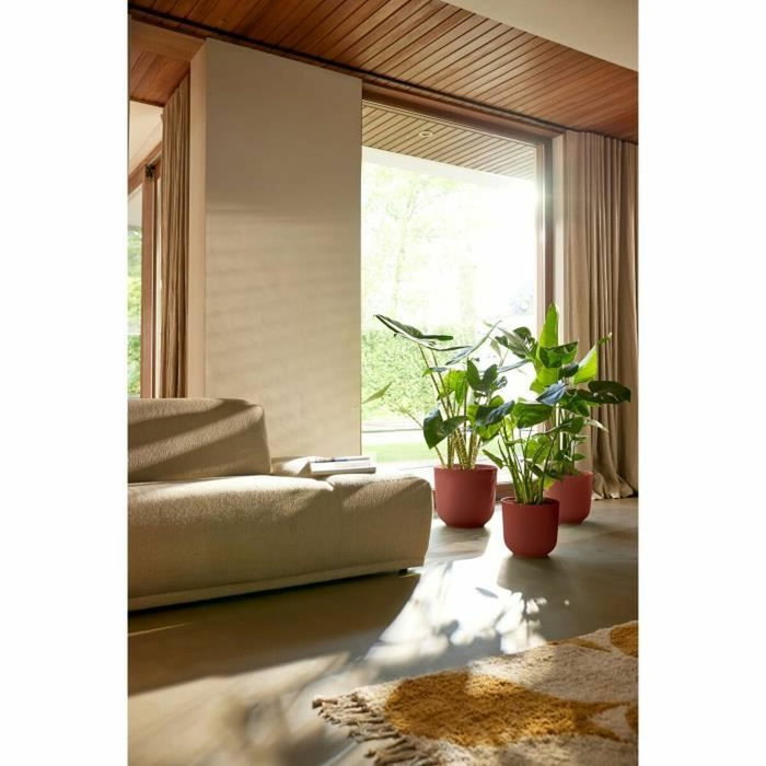 Elho Pot de fleurs Jazz Rond - Rouge - Ø 29,5 x H 27 cm
