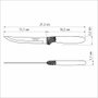 Tramontina Couteaux de barbecue Ipanema noir 21,3 cm, 3 pièces