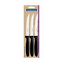 Tramontina Couteaux de barbecue Ipanema noir 21,3 cm, 3 pièces