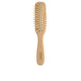 Steinhart Pinceau Plat #282 - Brosse à Cheveux en Bois d'Érable, Pointes Rondes Douces pour Cuir Chevelu Sensible, Modèle Nature 282, 215mm, Unisexe, 1 unité