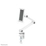 Neomounts DS15-545WH1 Support universel pour tablettes de 4,7 à 12,9 pouces avec rotule 360 degrés et inclinaison, pour bureau, blanc