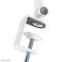 Neomounts DS15-545WH1 Support universel pour tablettes de 4,7 à 12,9 pouces avec rotule 360 degrés et inclinaison, pour bureau, blanc