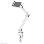 Neomounts DS15-545WH1 Support universel pour tablettes de 4,7 à 12,9 pouces avec rotule 360 degrés et inclinaison, pour bureau, blanc