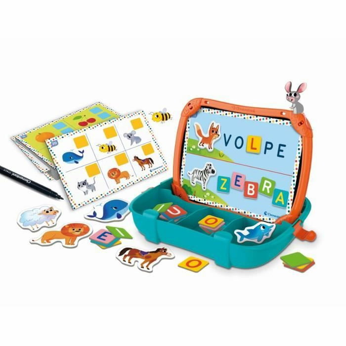 Clementoni Mallette Lettres & Animaux magnétiques