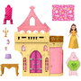 Mattel Disney Princess Château de Bella La Belle et la Bête Jdp54 - Maison de poupée avec figurines Mrs Potts, Chip, Lumière