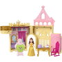 Mattel Disney Princess Château de Bella La Belle et la Bête Jdp54 - Maison de poupée avec figurines Mrs Potts, Chip, Lumière