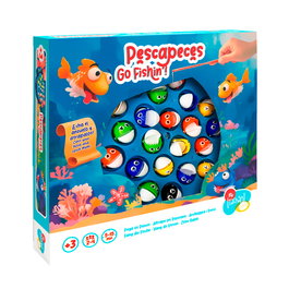 TACHAN - Jeu Pescapeces, Jeu de Pêche Magnétique Tournant pour Enfants, Développe la Psychomotricité et la Concentration, À Partir de 3 Ans, 1 à 4 Joueurs