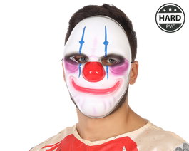 Atosa Masque de Clown Tueur en PVC avec détails de couleur