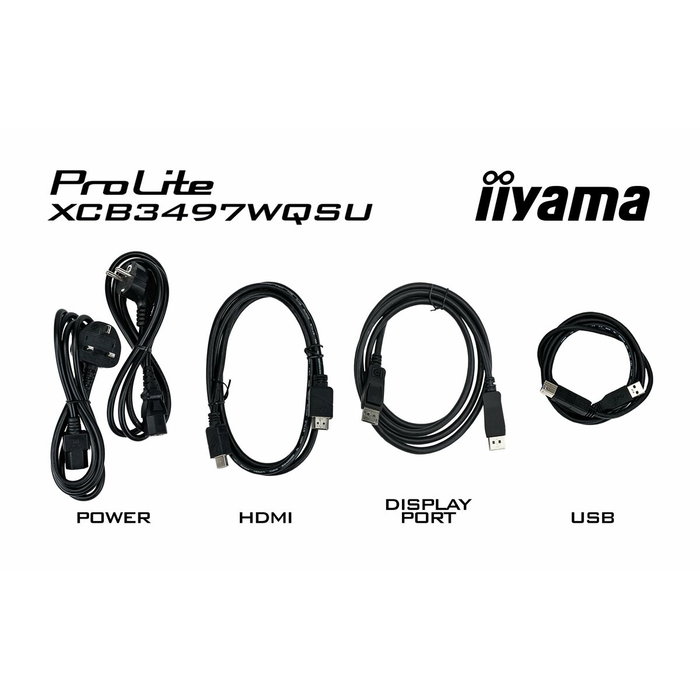 Iiyama XCB3494WQSU-B1 Écran PC incurvé 34 pouces WQHD 3440x1440 120Hz VA Noir mat